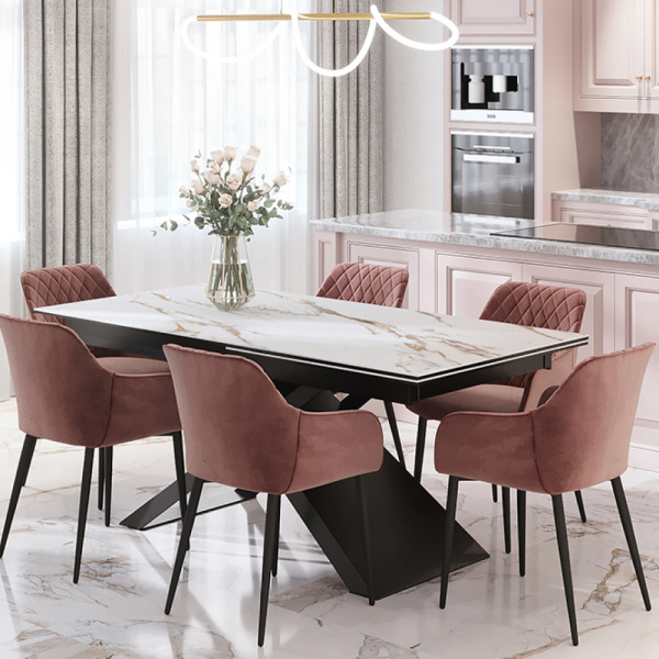 Стул B145 (B145 ROSA VL34 BK VD)